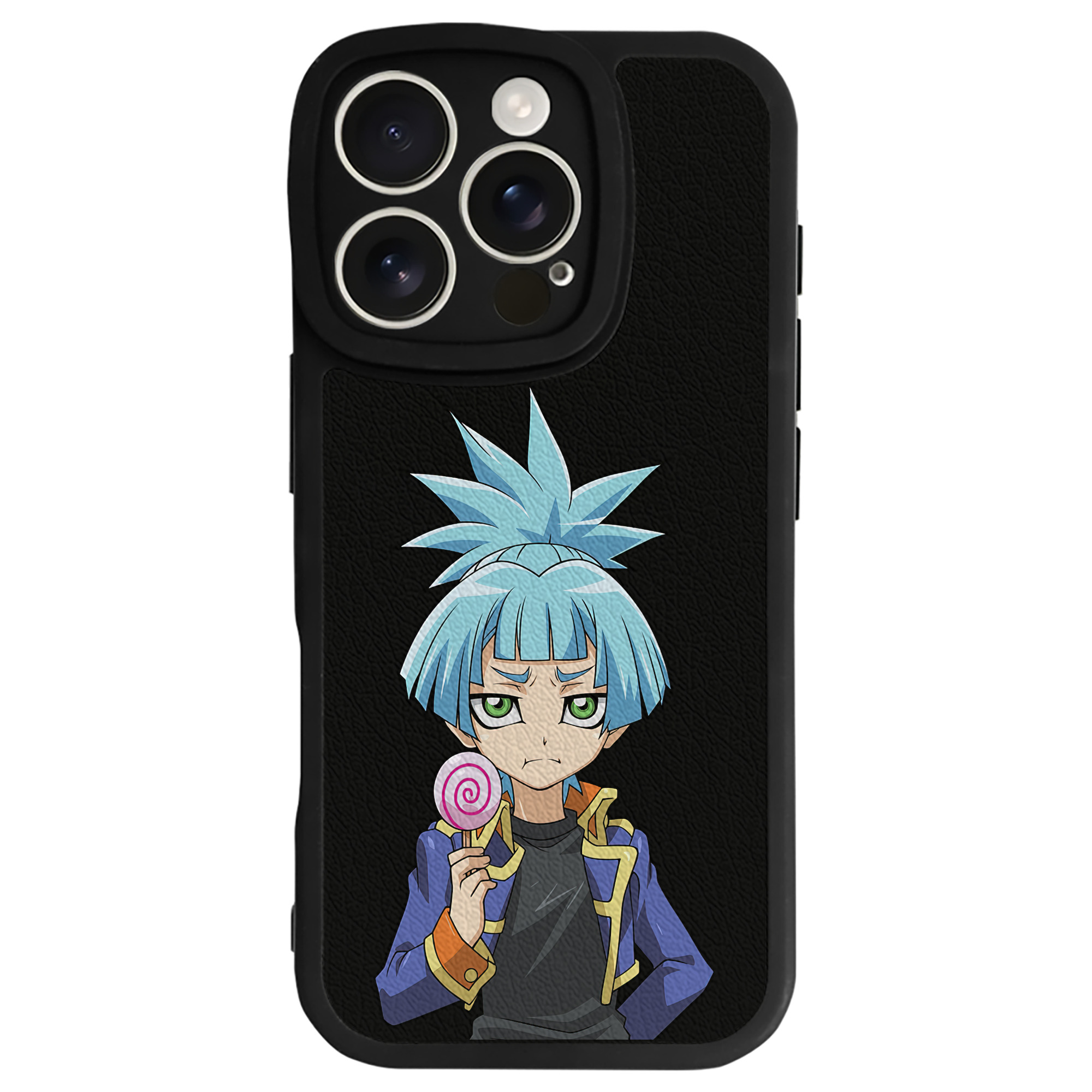 （画像用） 遊☆戯☆王 Yu-Gi-Oh! 【iPhone 16シリーズ対応】シリコンスマホケース（レザー調） 材質：シリコン